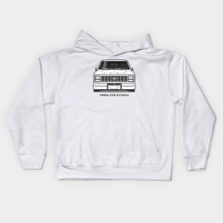 Third Gen Econos 1975 - 1991 BW Kids Hoodie